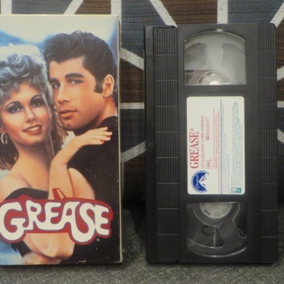 GREASE - 1978 - VHS (1990 Release) - Picture 11 of 11